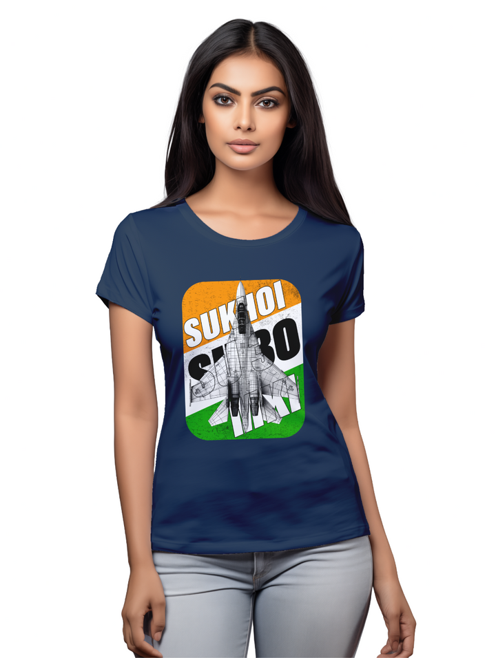Womens Flight of the Brave – The Sukhoi Su-30MKI T-shirt