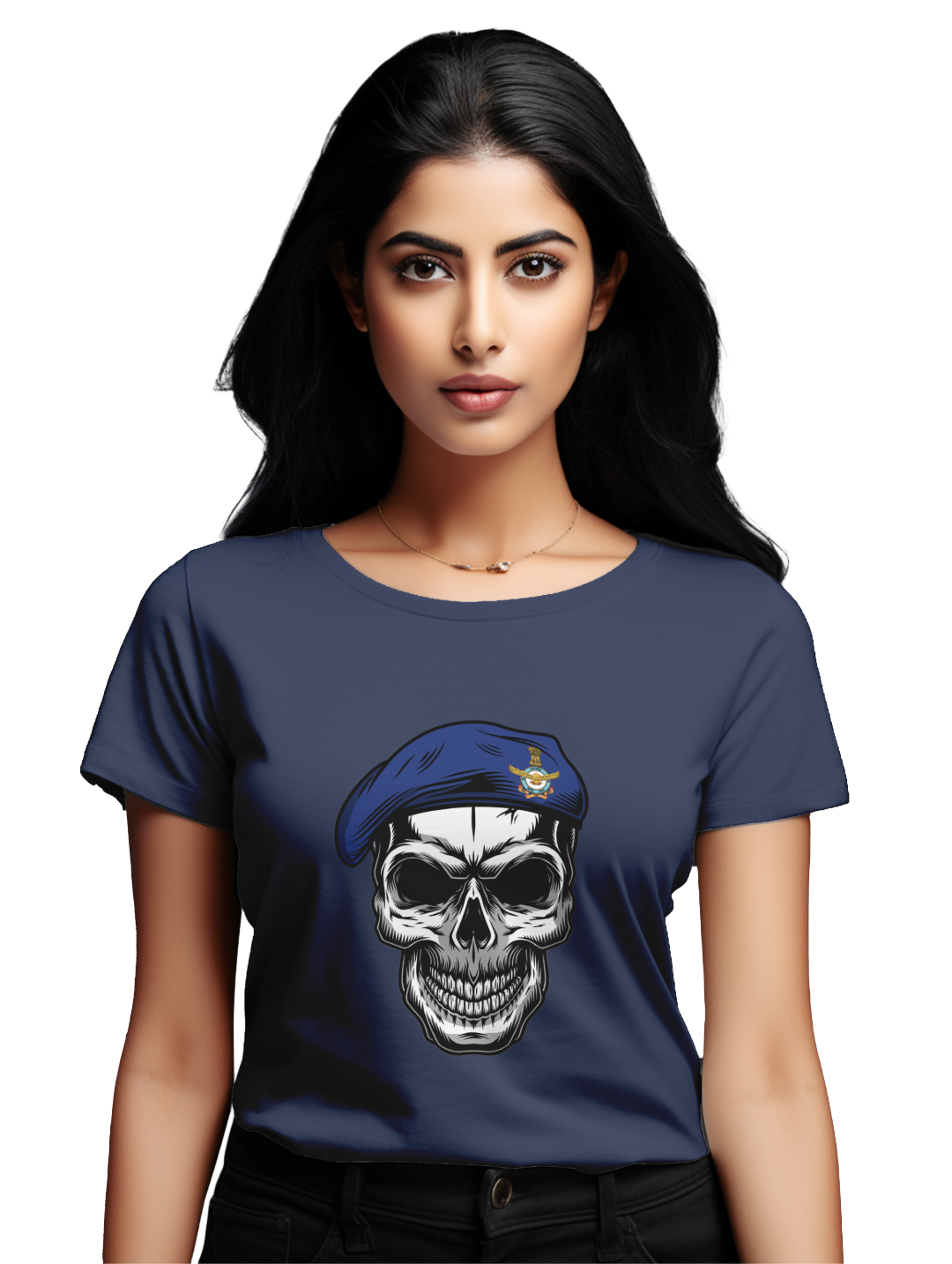 Women's Soldier Skull T-shirt