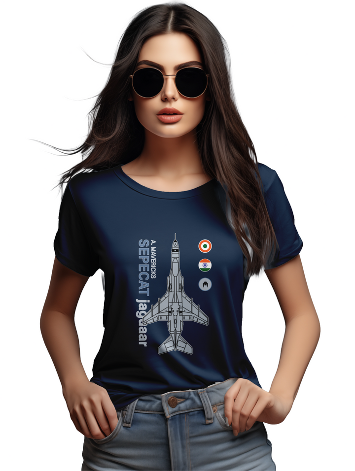 Womens Jaguar’s Valor – The IAF’s Fearless Glider T-shirt