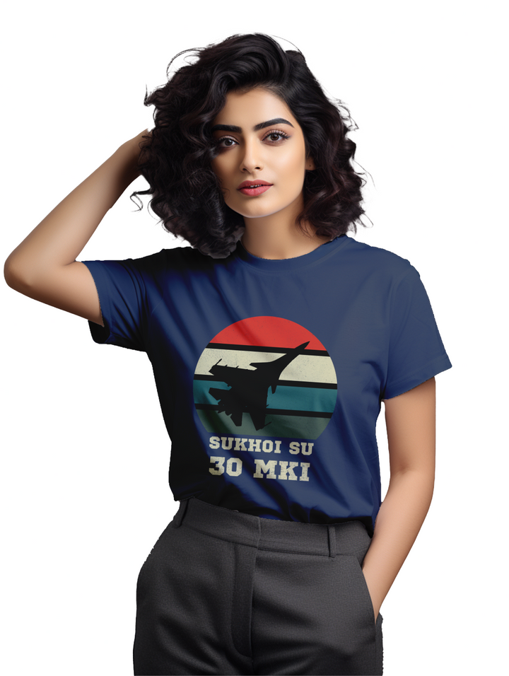 Women's Sukhoi Su 30 MKI fighter jet T-shirt