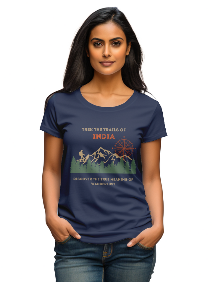 Women's Trek the trails of India T-Shirt