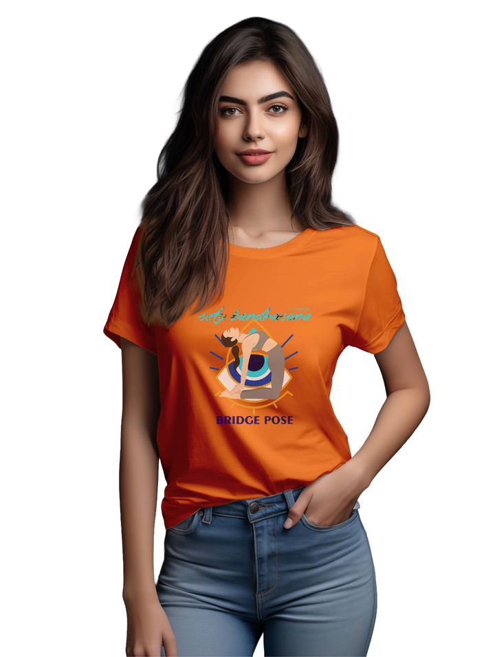 Women' s SETU BANDHASANA T-shirt
