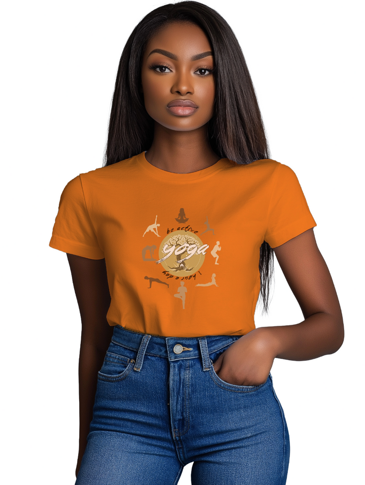 Women's ALL YOGA POSE  T-shirt