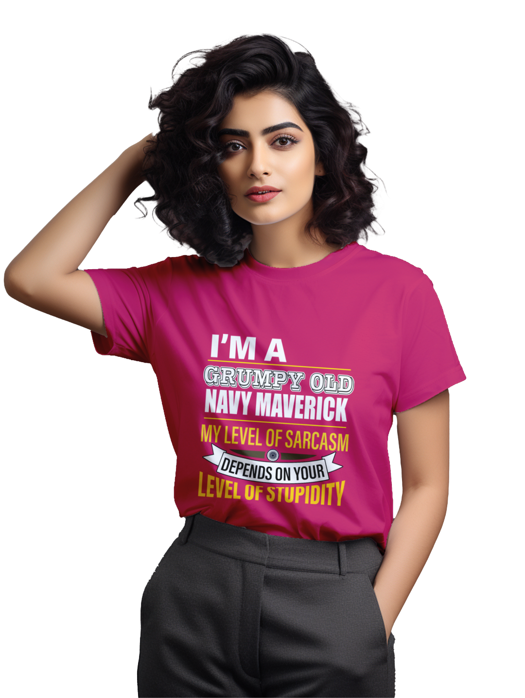Womens I'm a Navy Maverick T-Shirt