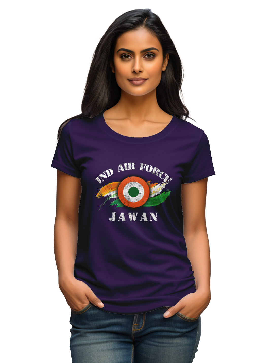 Women's IND Airforce Jawan T-shirt