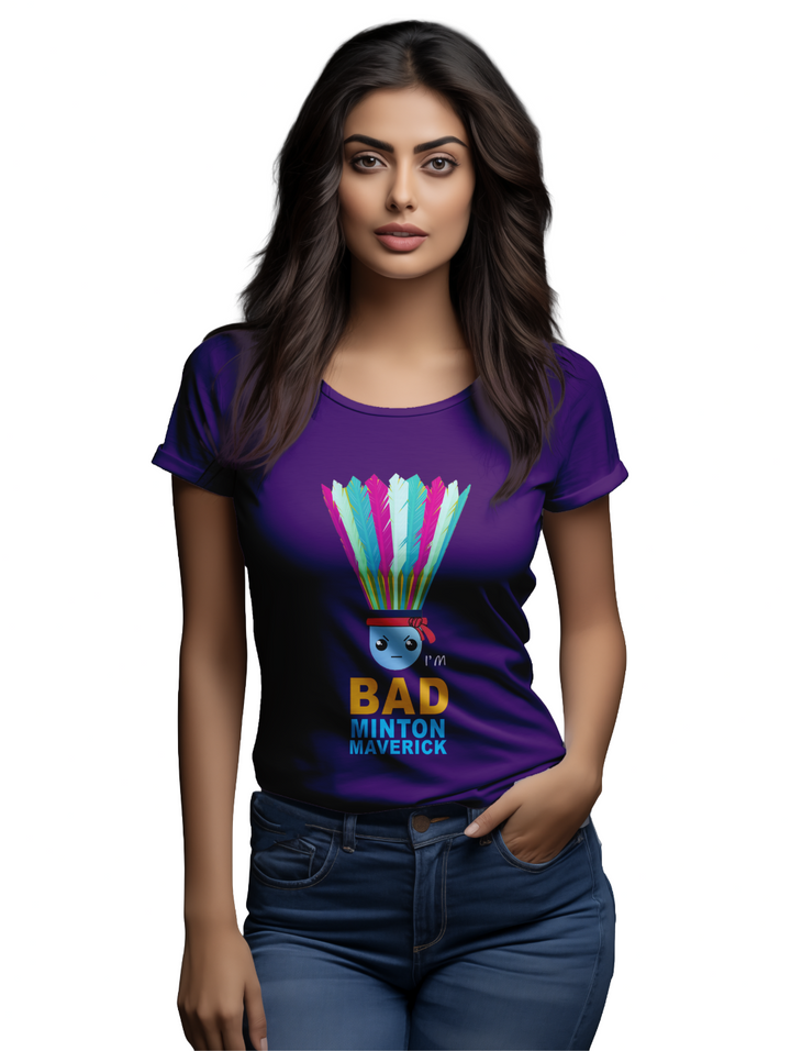 Womens I'm Badminton Maverick T-Shirt