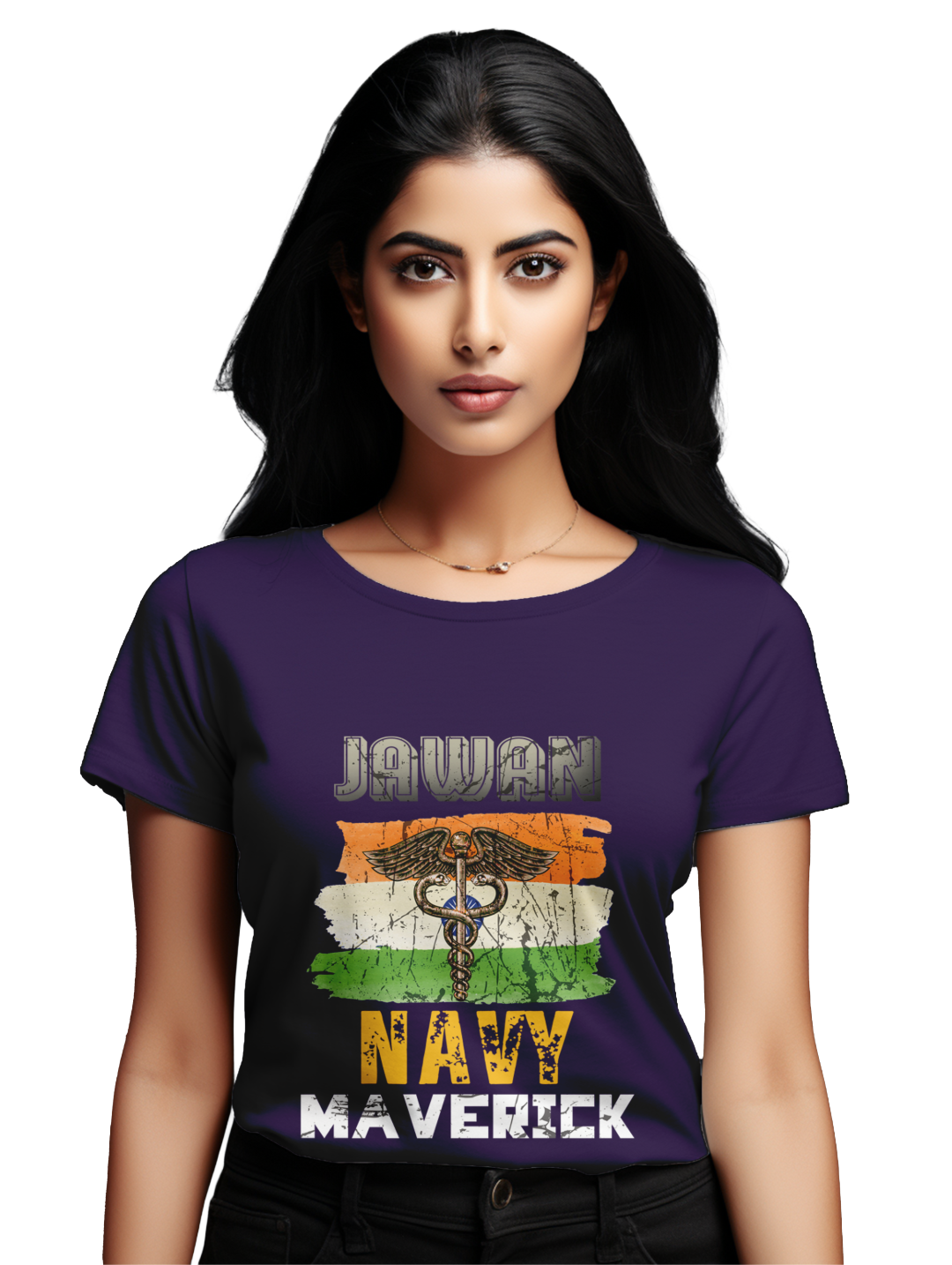 Womens Jawan Navy Maverick T-shirt