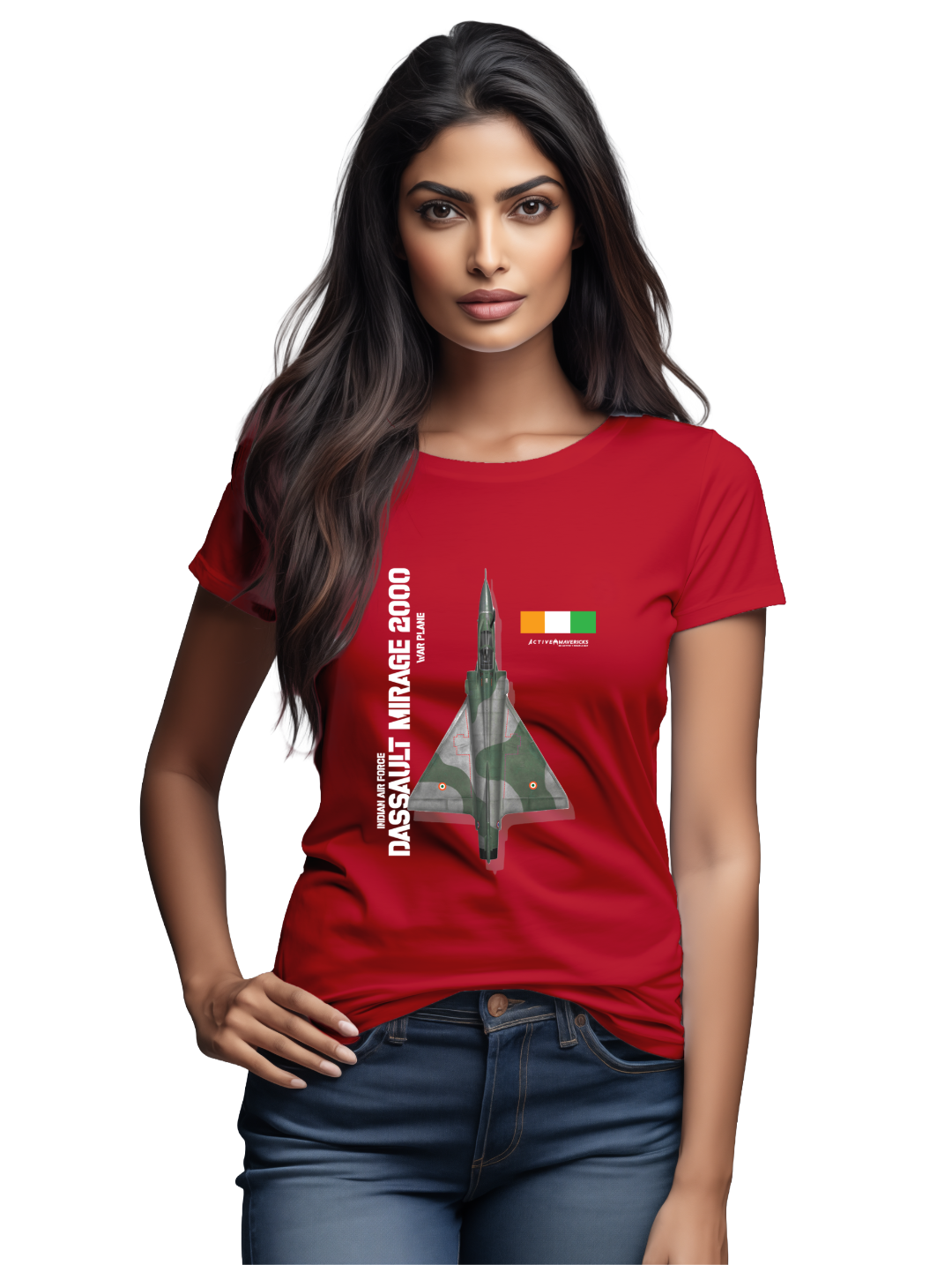 Womens DASSAULT MIRAGE 2000 T-shirt