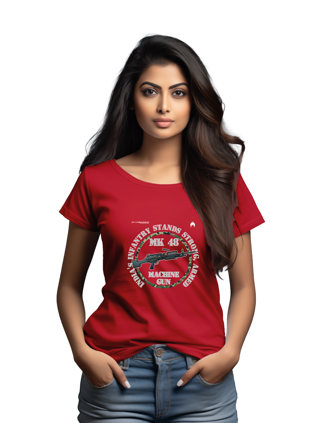 Womens's MK 48 MACHINE GUN T-Shirts