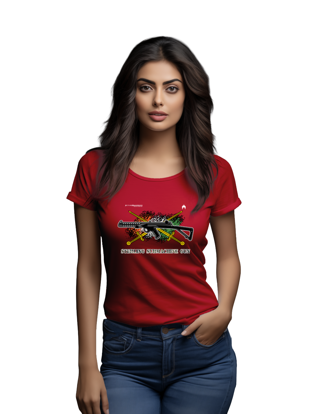 Women's STERLING SUBMACHINE GUN T-Shirt
