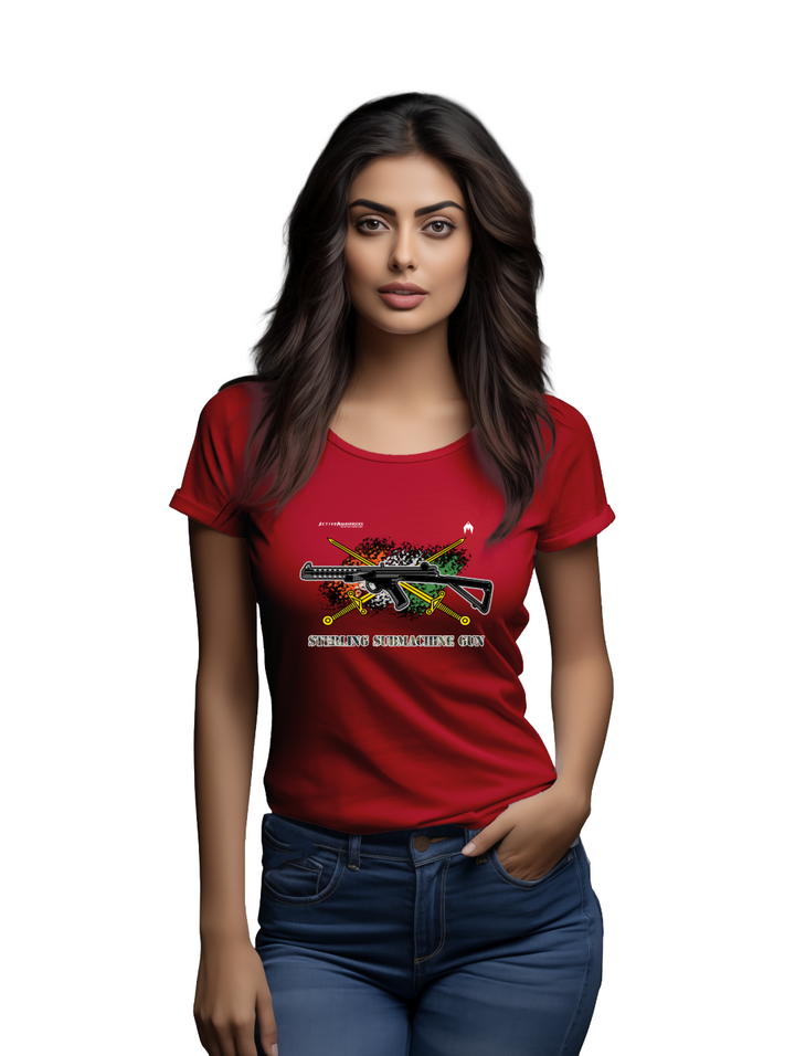 Women's STERLING SUBMACHINE GUN T-Shirt