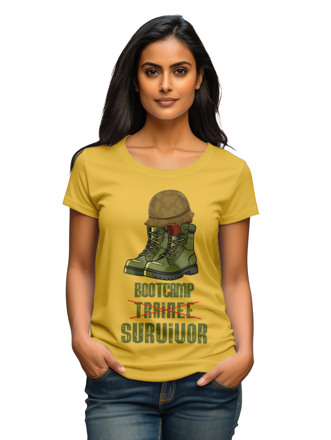 womens Bootcamp Survivour T-Shirt