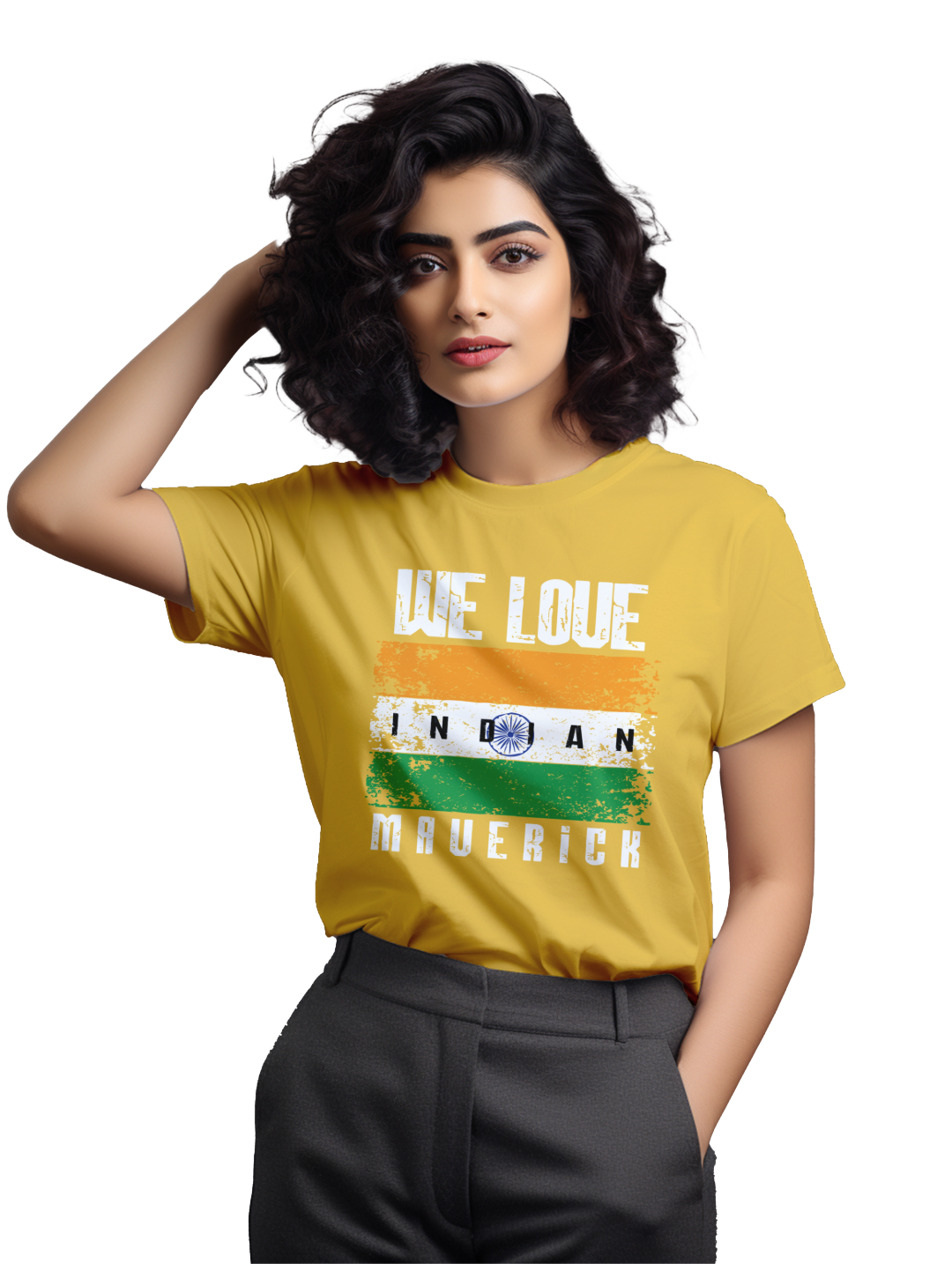 Women's we love indian maverick T-Shirt