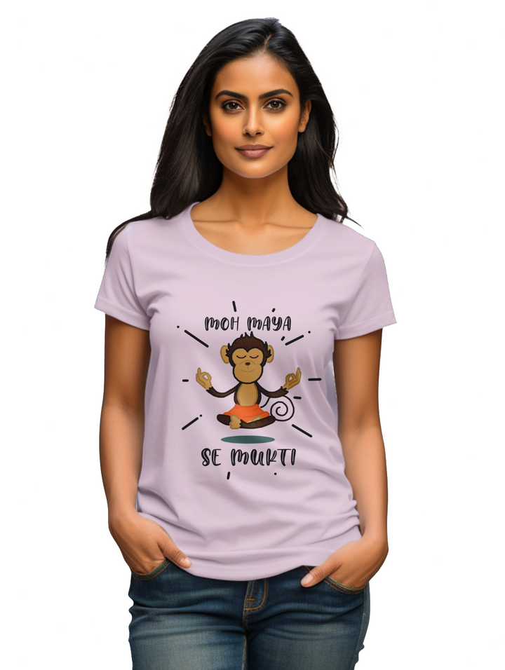 Women's  Moh maya se mukti T-shirt