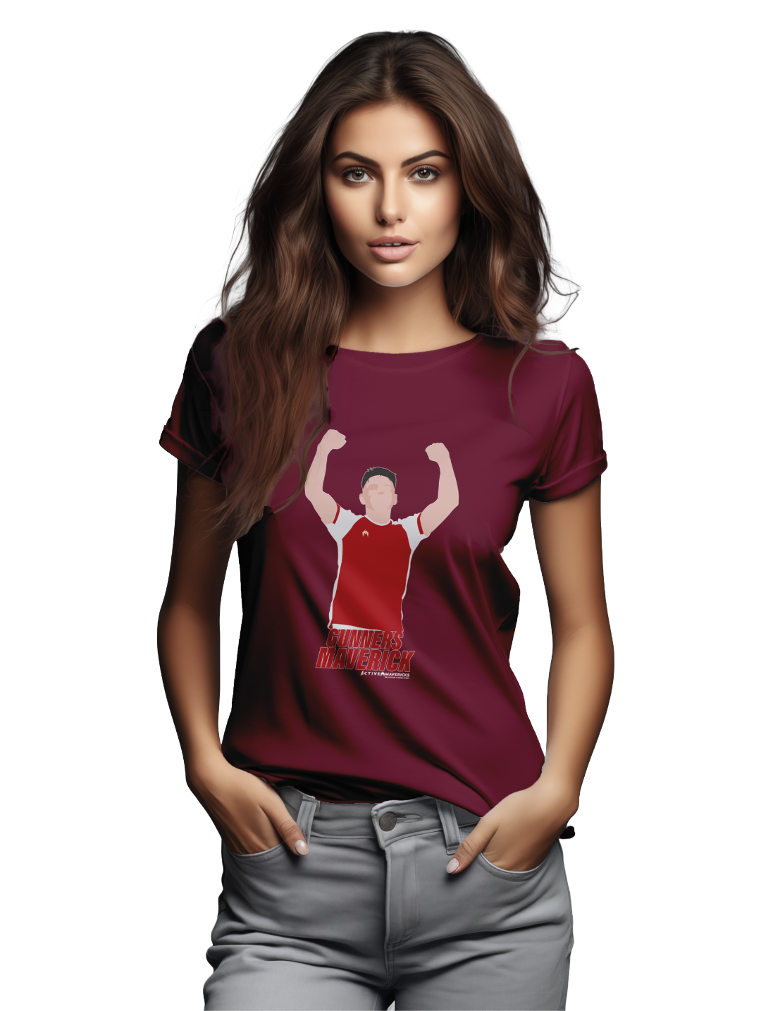 Women's Football Hero: The Maverick Gunner T-Shirt