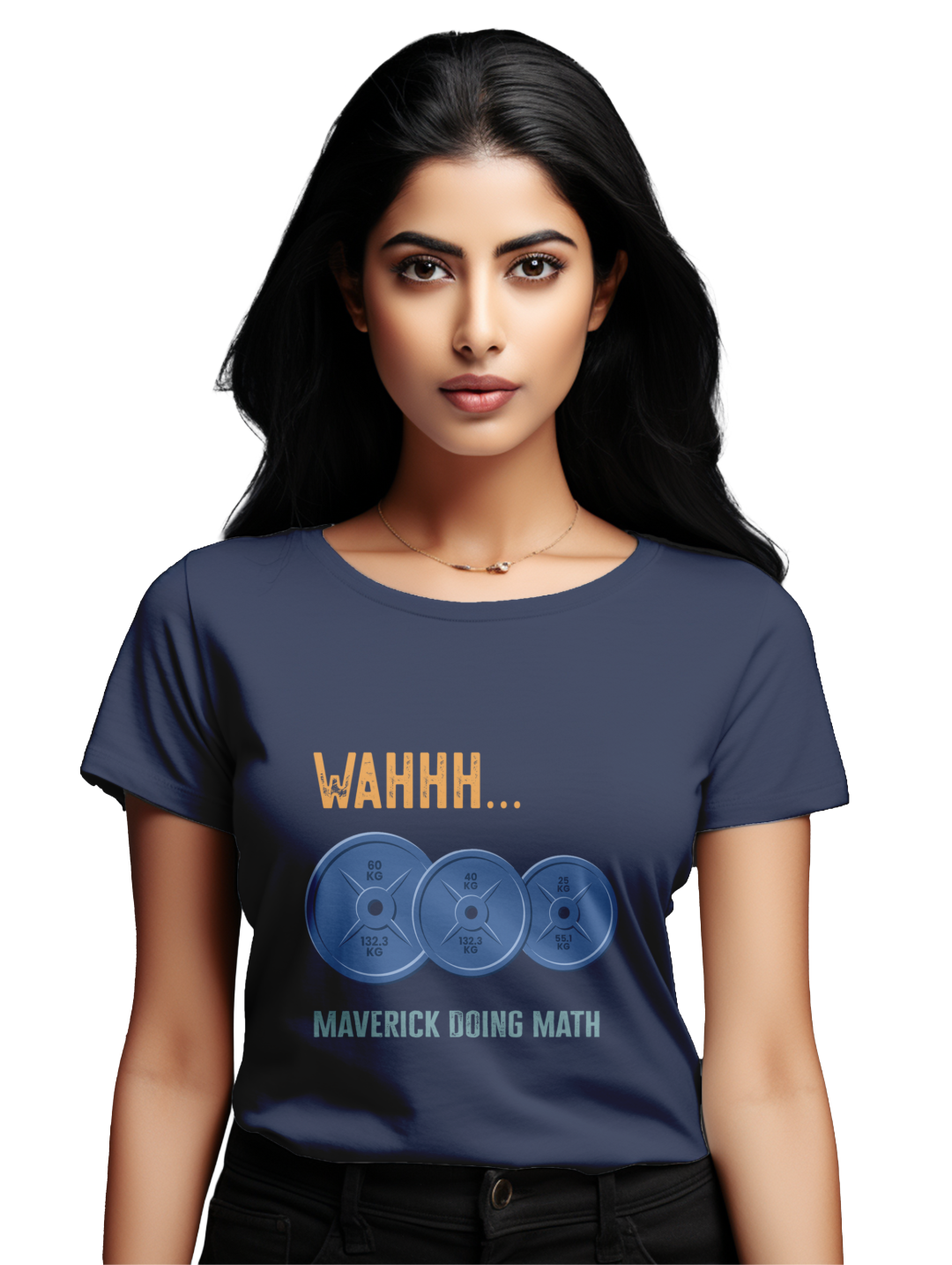 Womens WAHH Maverick doing math T-Shirt