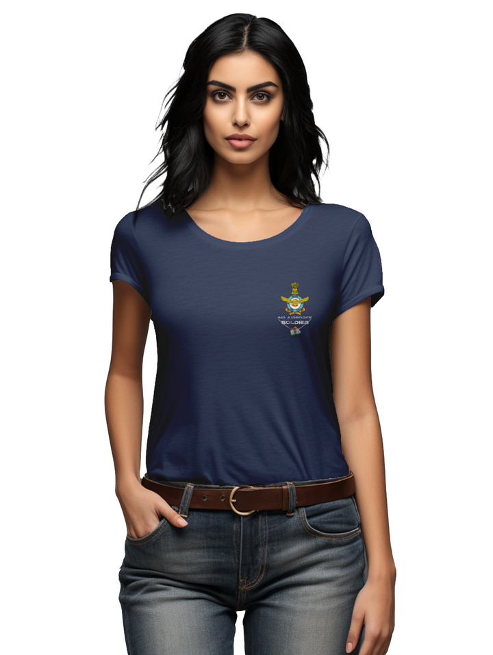 Womens Indian Airforce Soldier T-shirt