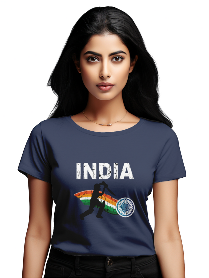 Cricket_Crest: Where Passion Meets Style Women's T-shirt