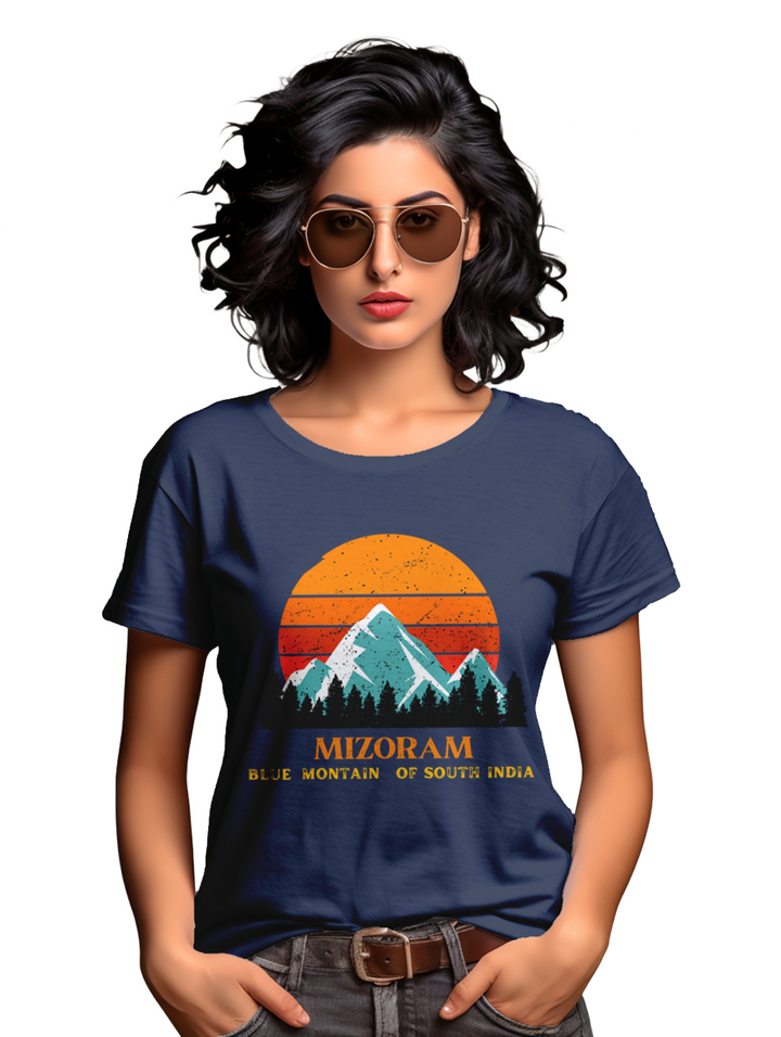 Women's Mizoram Blue Mountains T-Shirt
