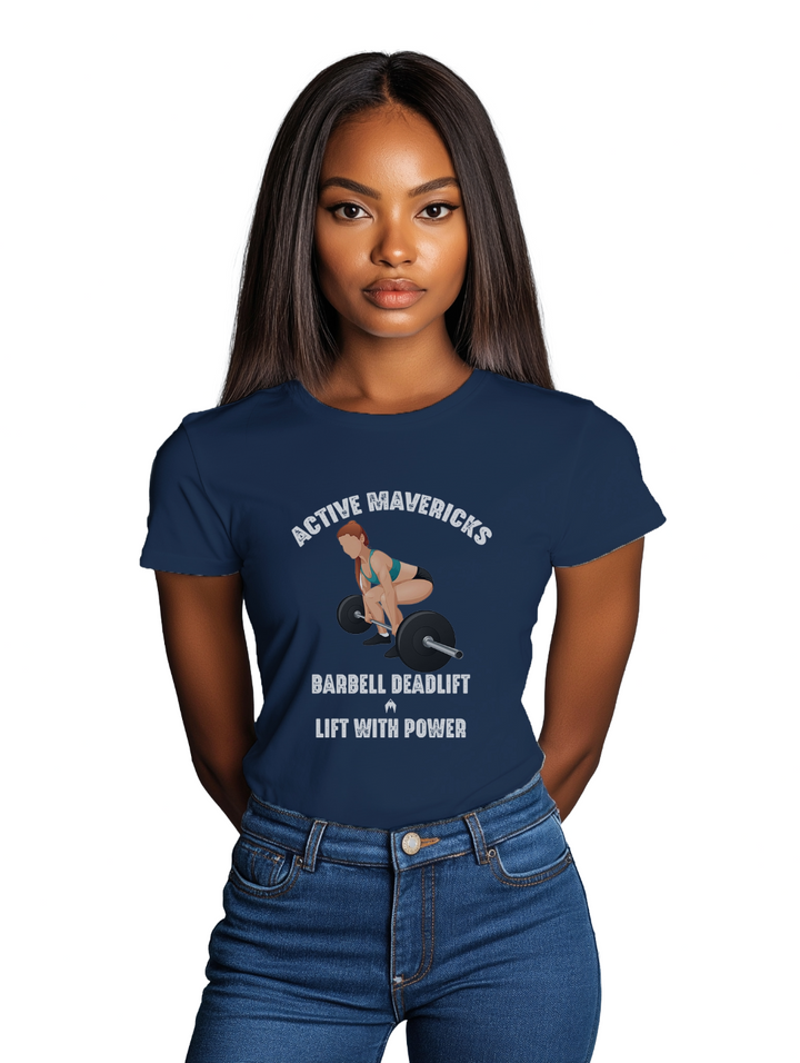 Womens BARBELL DEADLIFT T-Shirt