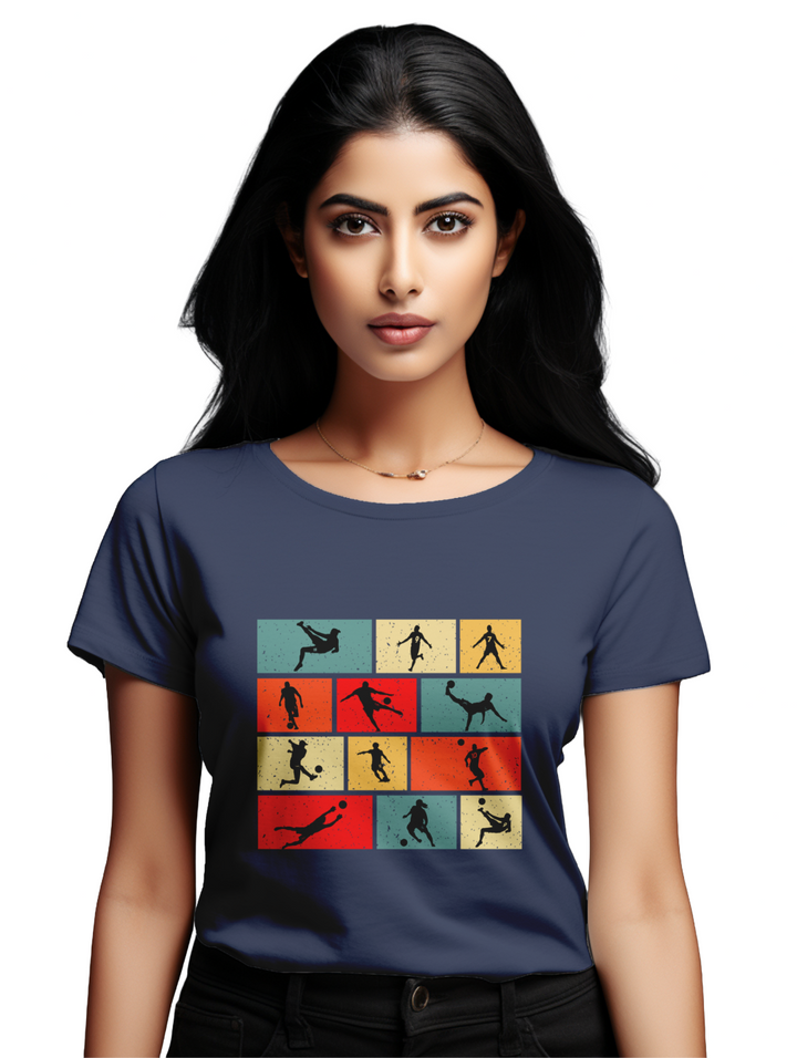 Women's Football collage T-Shirt