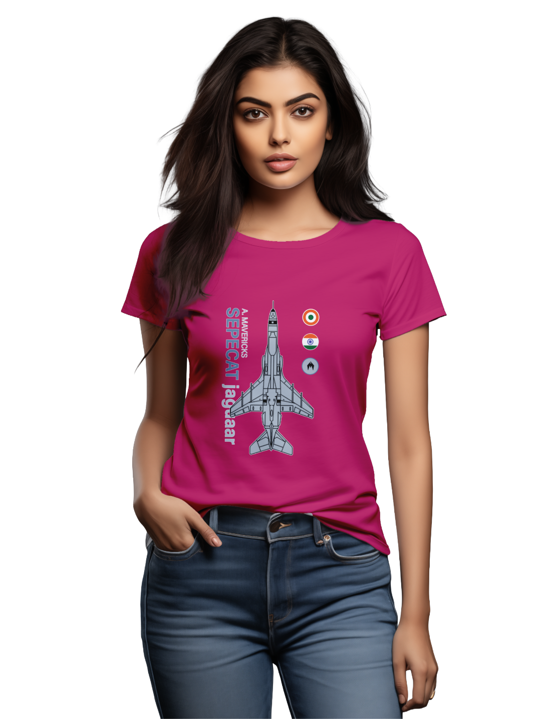 Womens Jaguar’s Valor – The IAF’s Fearless Glider T-shirt