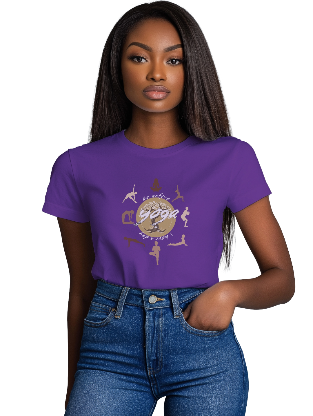 Women's ALL YOGA POSE  T-shirt