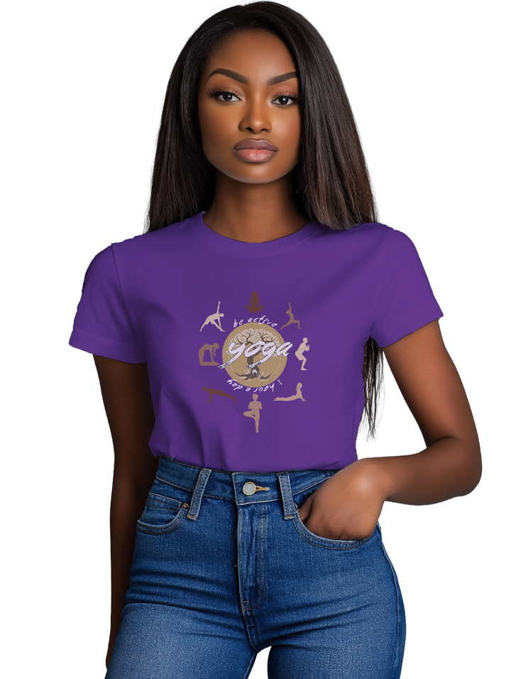 Women's ALL YOGA POSE  T-shirt
