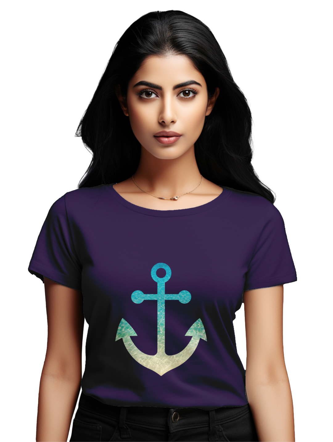Womens Anchored in Duty T-Shirt
