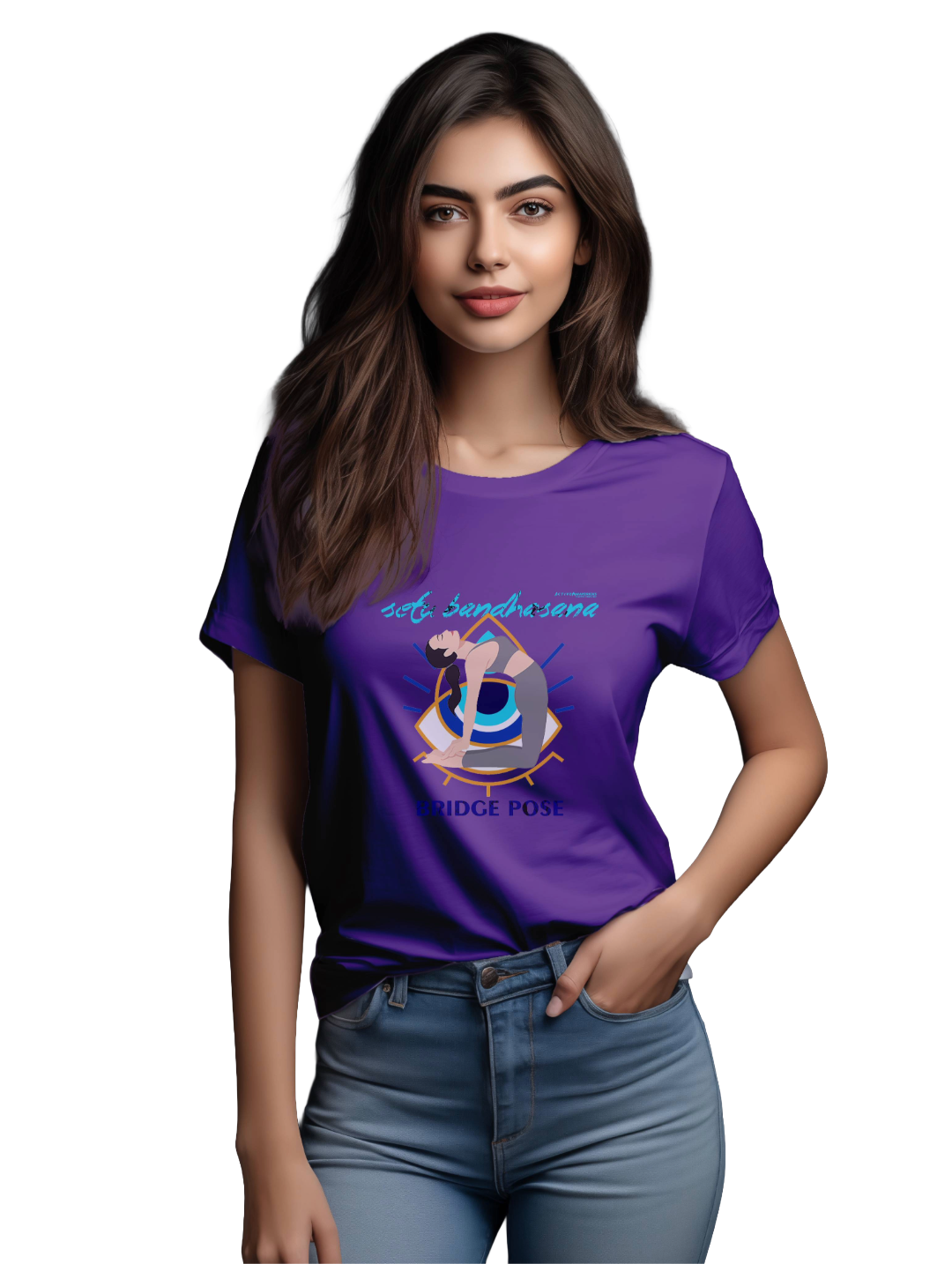 Women' s SETU BANDHASANA T-shirt