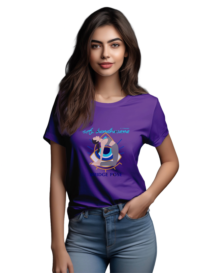 Women' s SETU BANDHASANA T-shirt