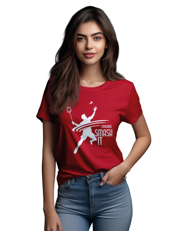 Womens Maverick Smash It T-Shirt