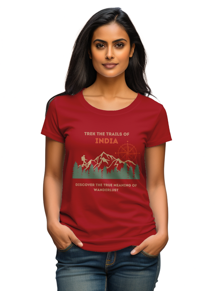 Women's Trek the trails of India T-Shirt
