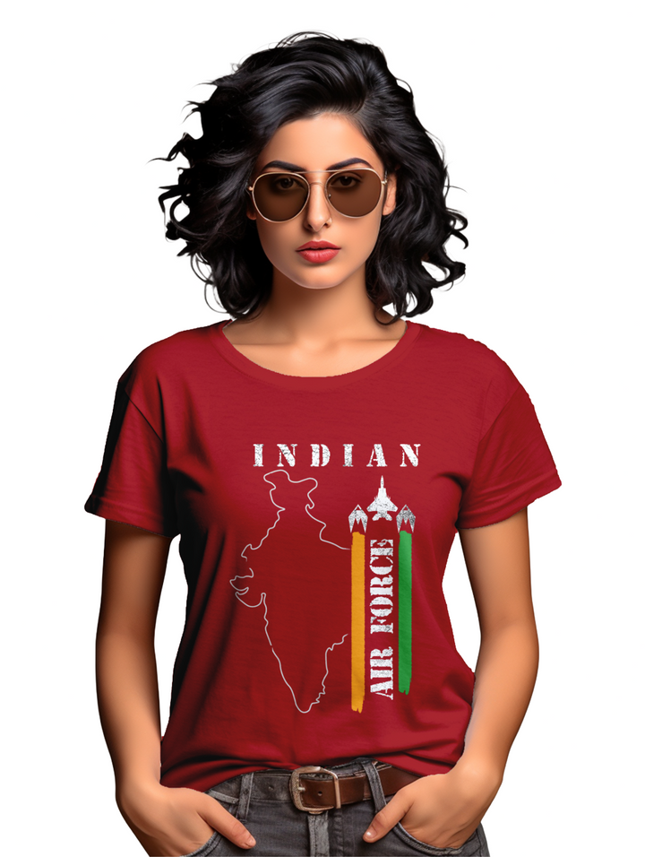 Womens Maverick of Indian Airforce T-shirt