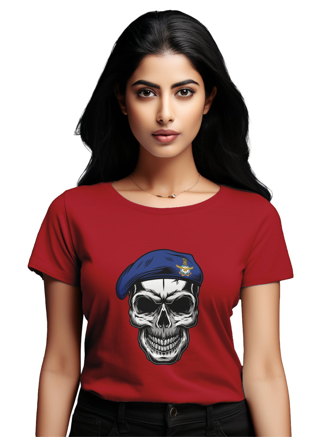 Women's Soldier Skull T-shirt