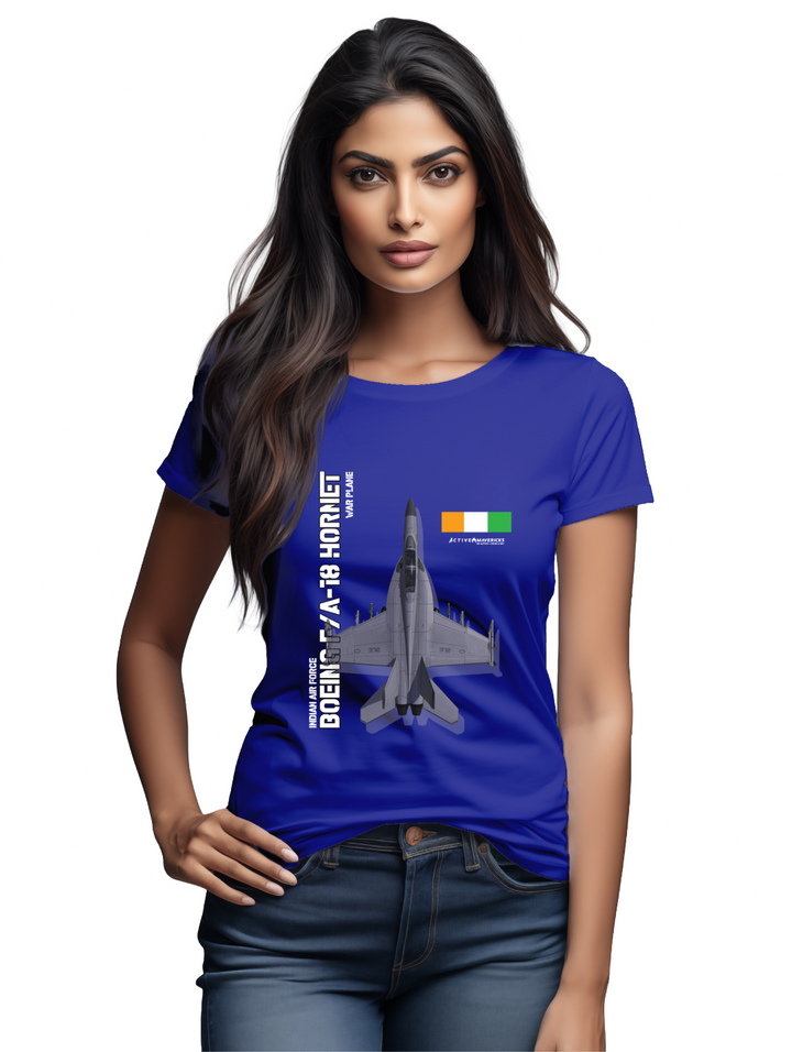 Womens BOEING F/A 18 HORNET T-shirt