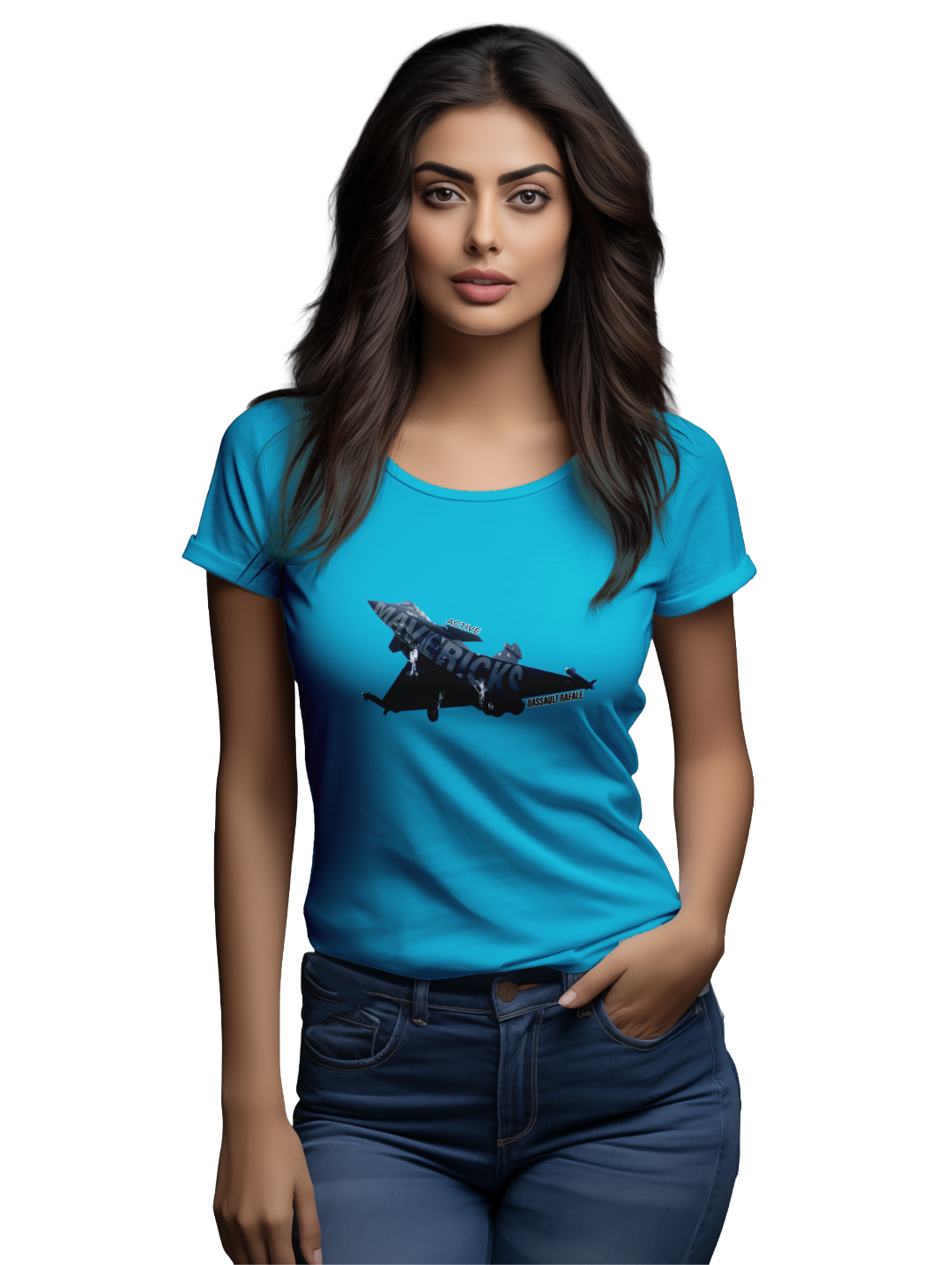 Women's Maverick’s Rafale – The IAF’s Active Edge T-shirt