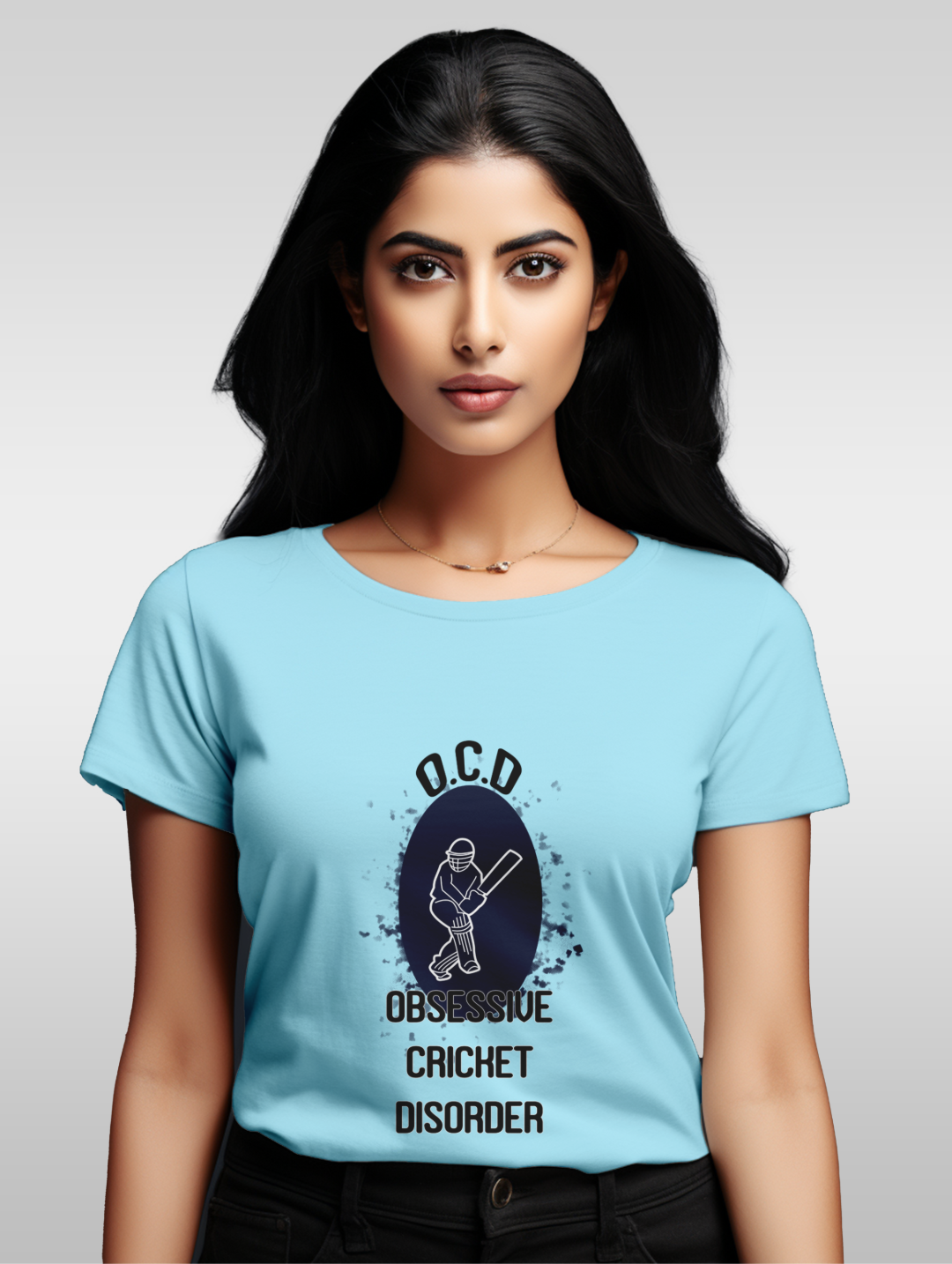 Women's  Obsessive Cricket Disorder T-shirt