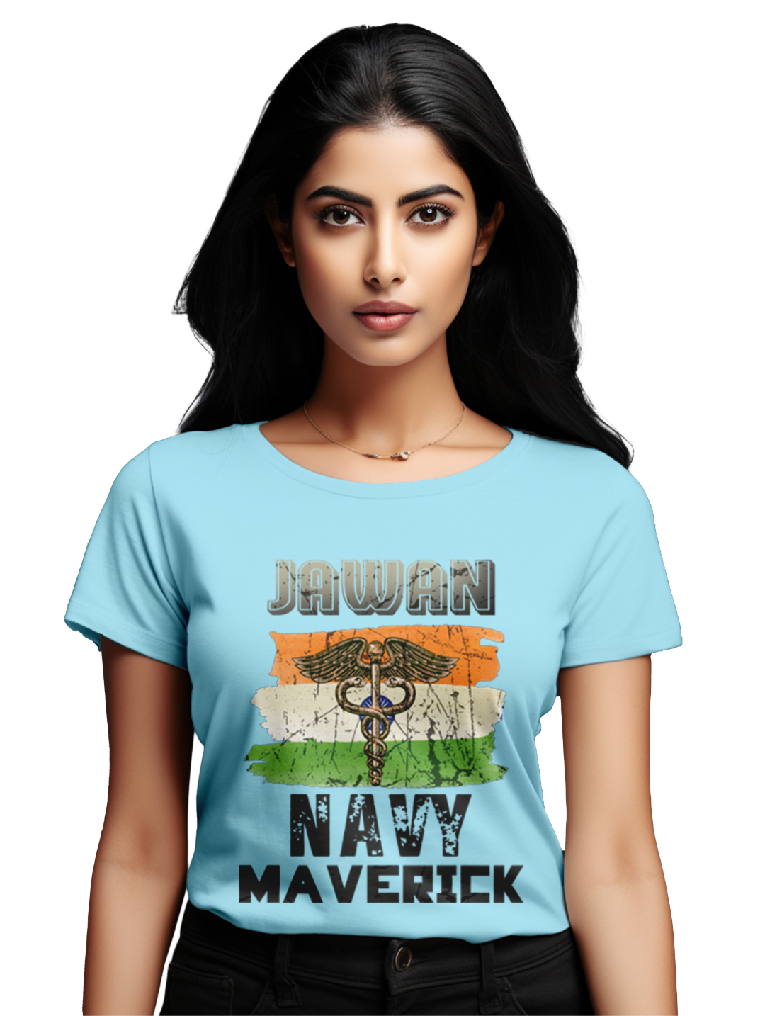 Womens Jawan Navy Maverick T-shirt
