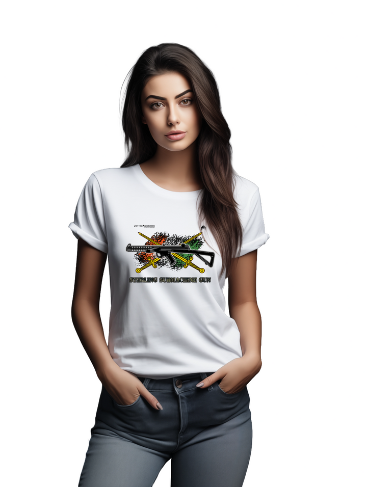 Women's STERLING SUBMACHINE GUN T-Shirt