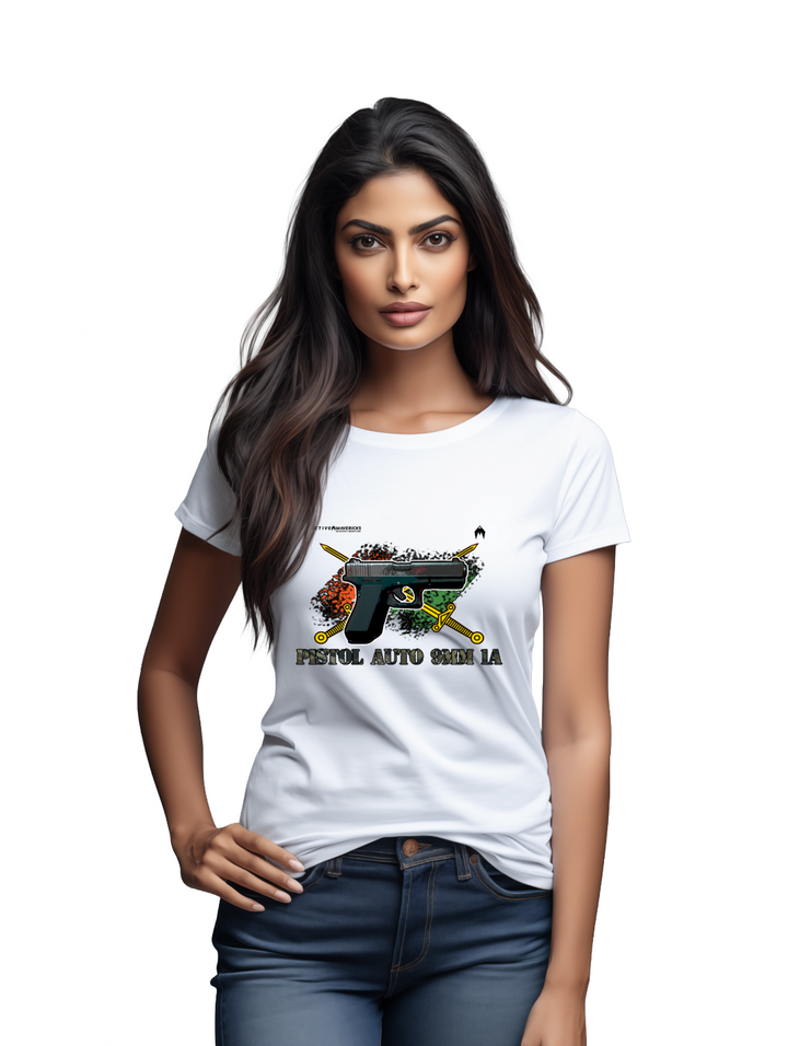 Women's PISTOL AUTO 9MM 1A T-Shirt