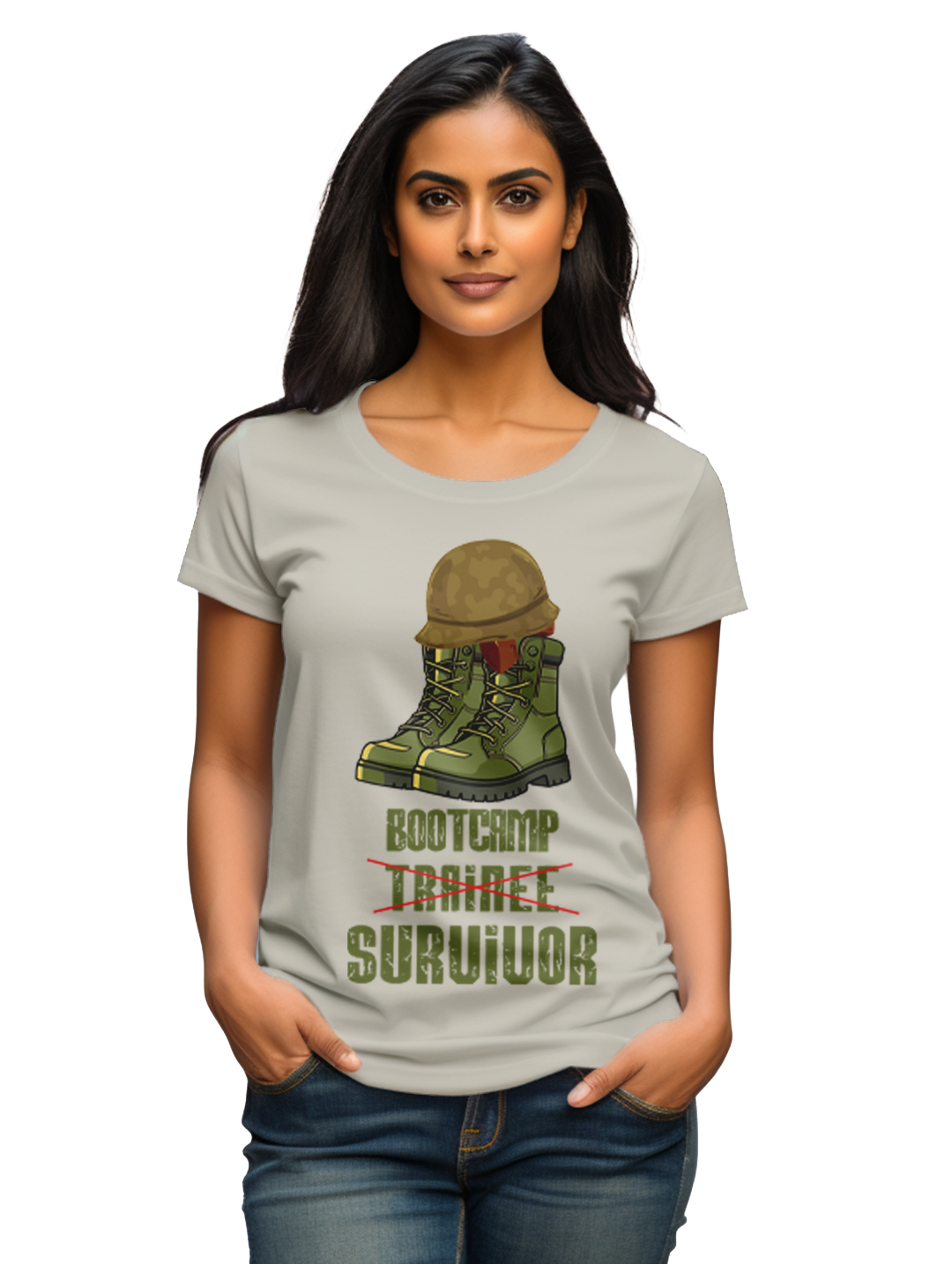 womens Bootcamp Survivour T-Shirt