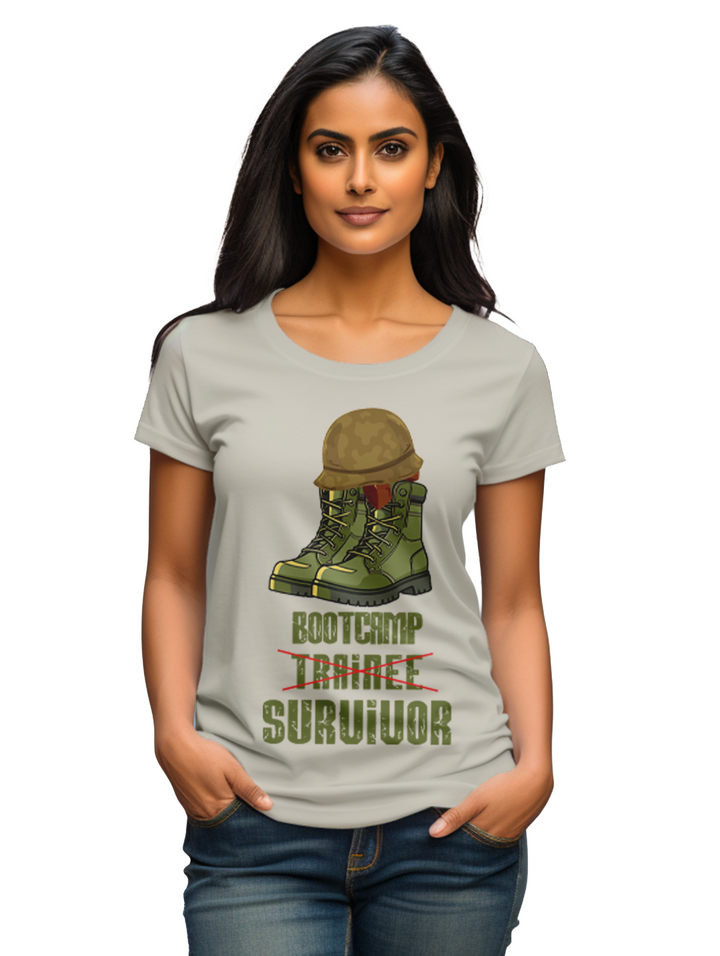 womens Bootcamp Survivour T-Shirt