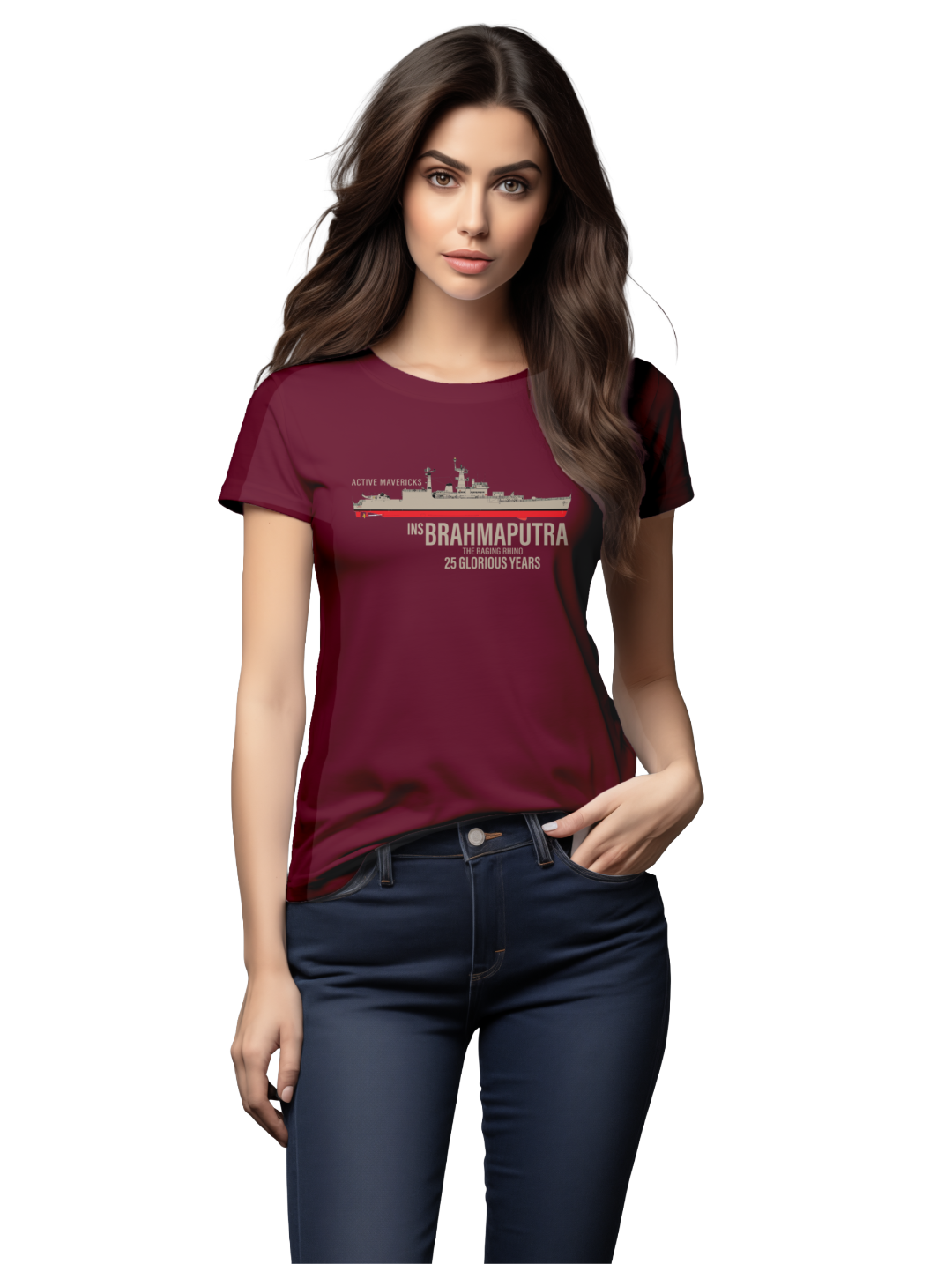 Womens INS Brahmaputra T-Shirt