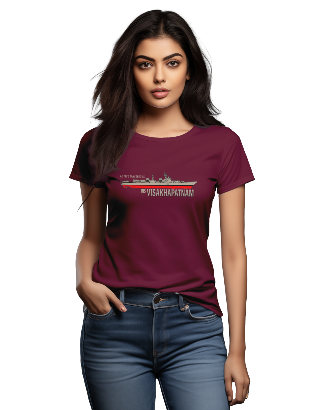 Womens INS Visakhapatnam T-shirt