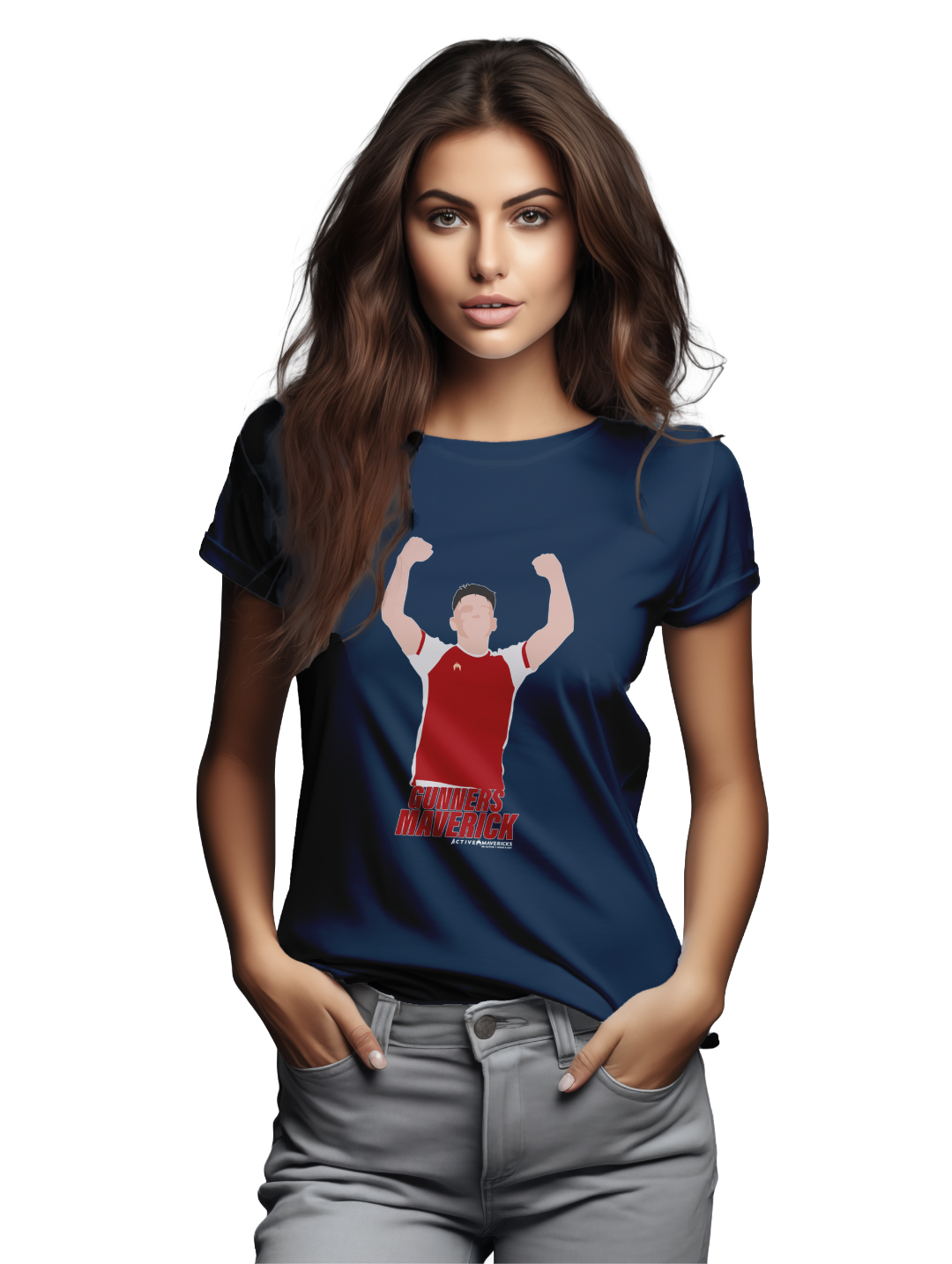 Women's Football Hero: The Maverick Gunner T-Shirt