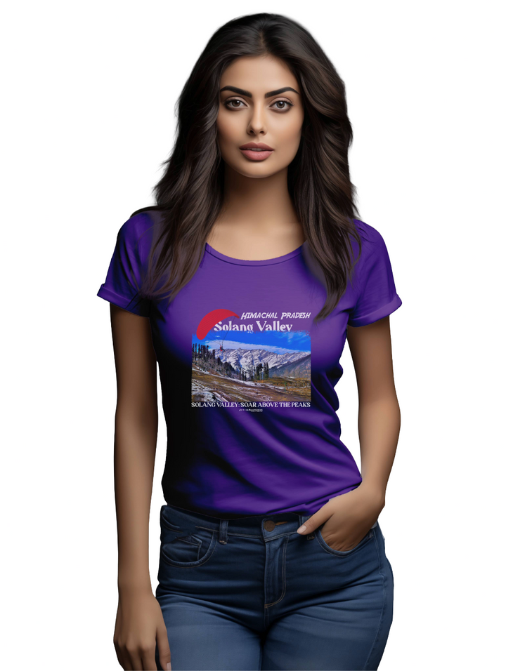 Women's SOLANG VALLEY : HIMACHAL PRADESH T-Shirt