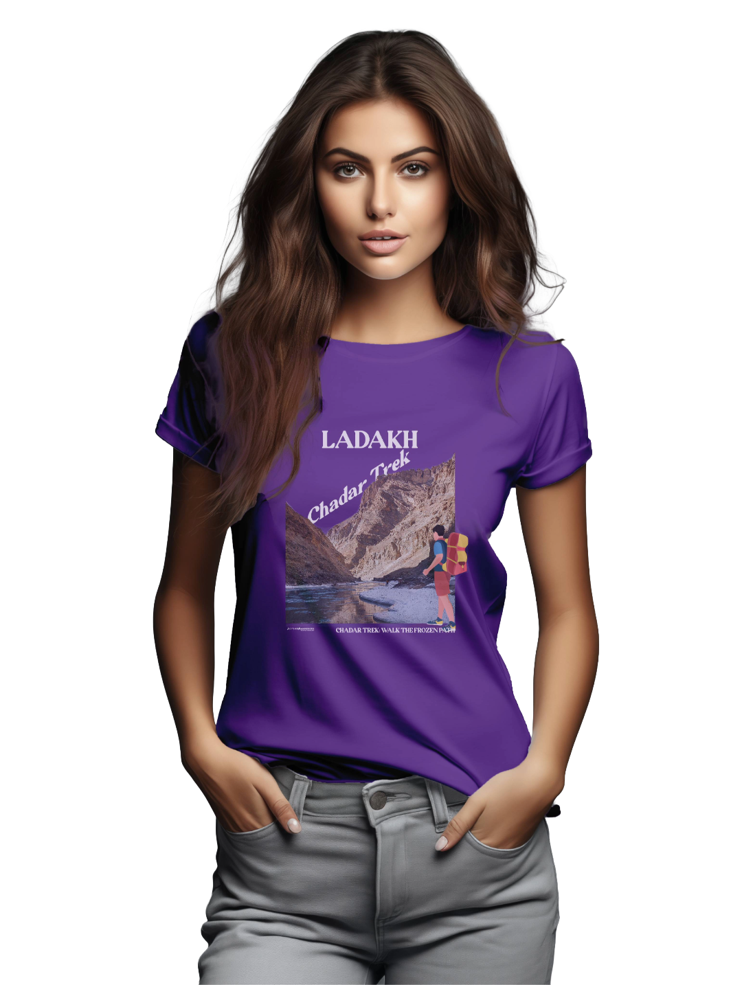 Women's CHADAR TREK : LADAKH T-Shirt