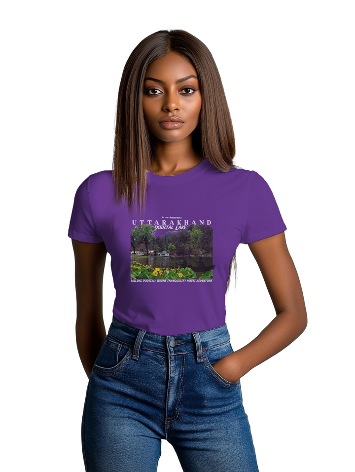 Women's DODITAL LAKE : UTTARAKHAND T-Shirt