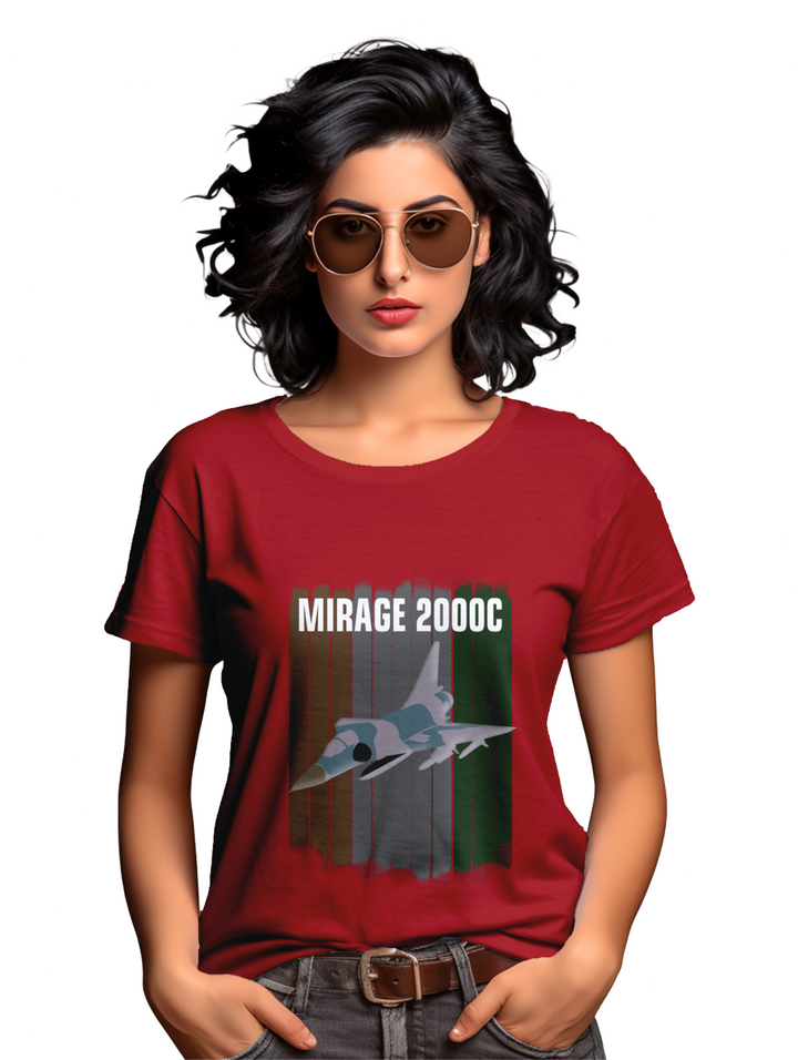 Women's Mirage 2000C Fighter jet T-shirt